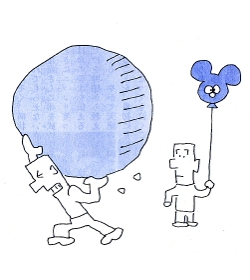 人間は楽なほうへ